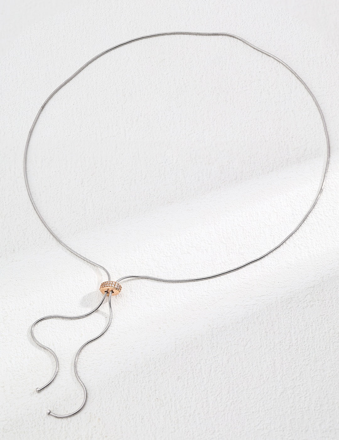 S925 Silver Retro Design Zircon Necklace