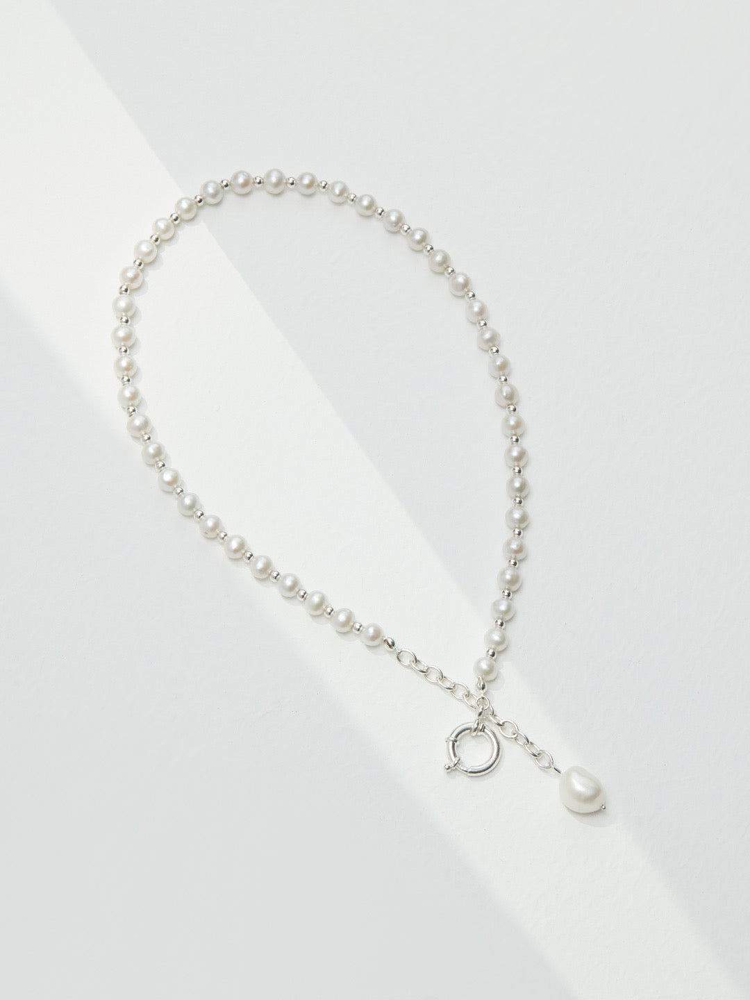 S925 Silver Pearl Necklace
