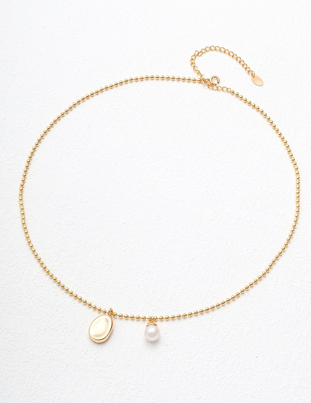 S925 Silver Simple Pearl Clavicle Necklace