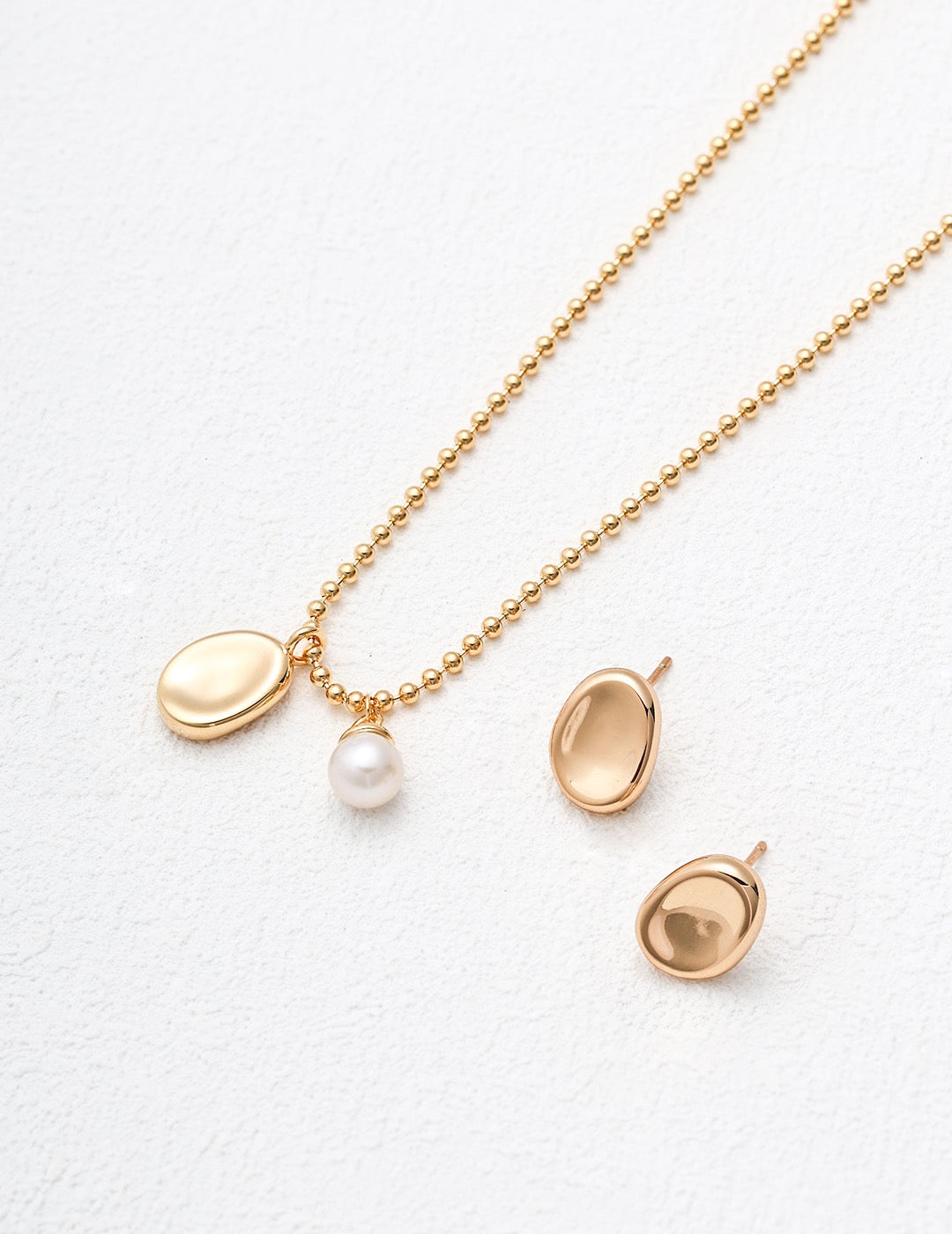 S925 Silver Simple Pearl Clavicle Necklace