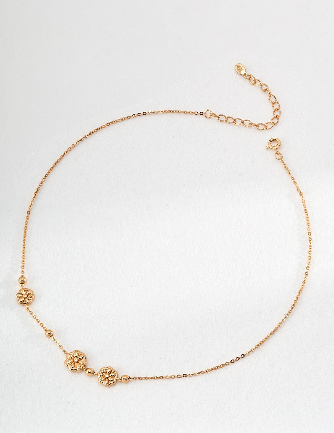 European and American simple modern style S925 silver necklace