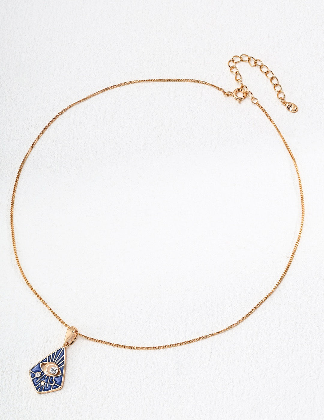 S925 Silver Vintage Blue Glaze Zirconia Earrings Necklace