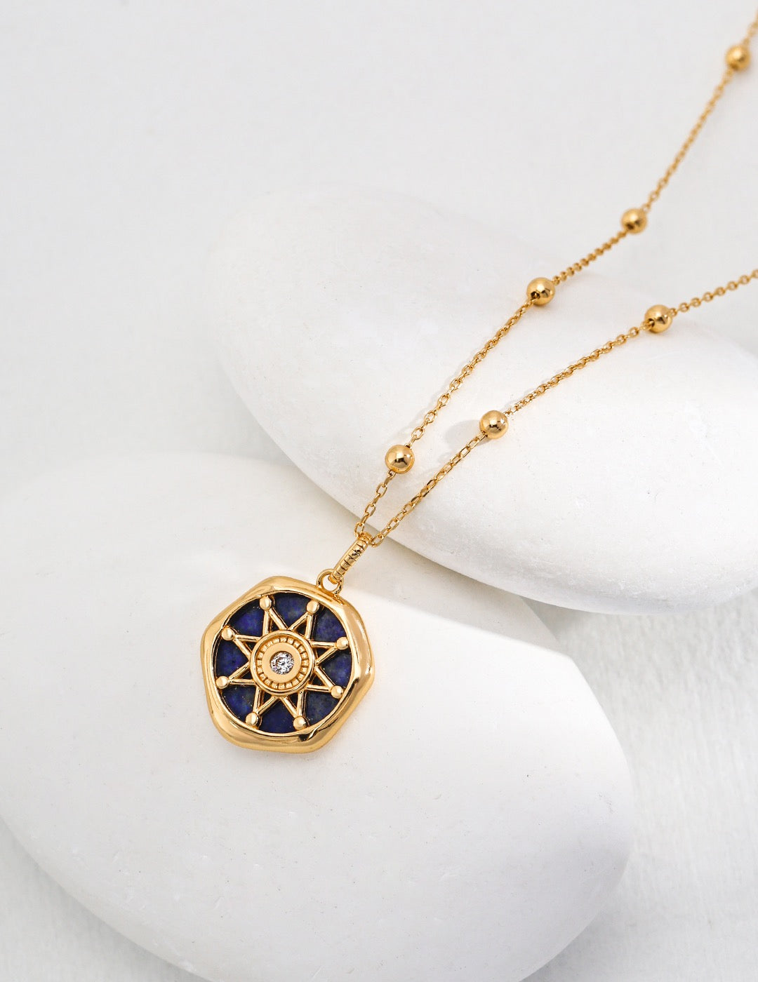 S925 Silver Lapis Lazuli Necklace