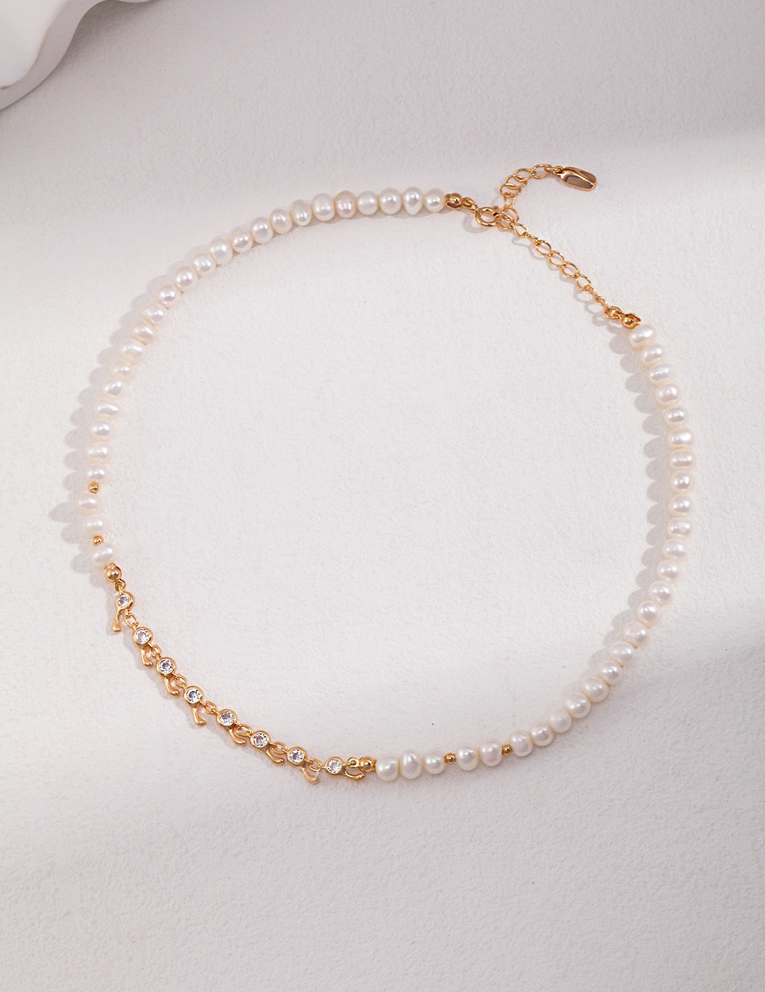 S925 Silver Pearl Necklace, Simple And Advanced