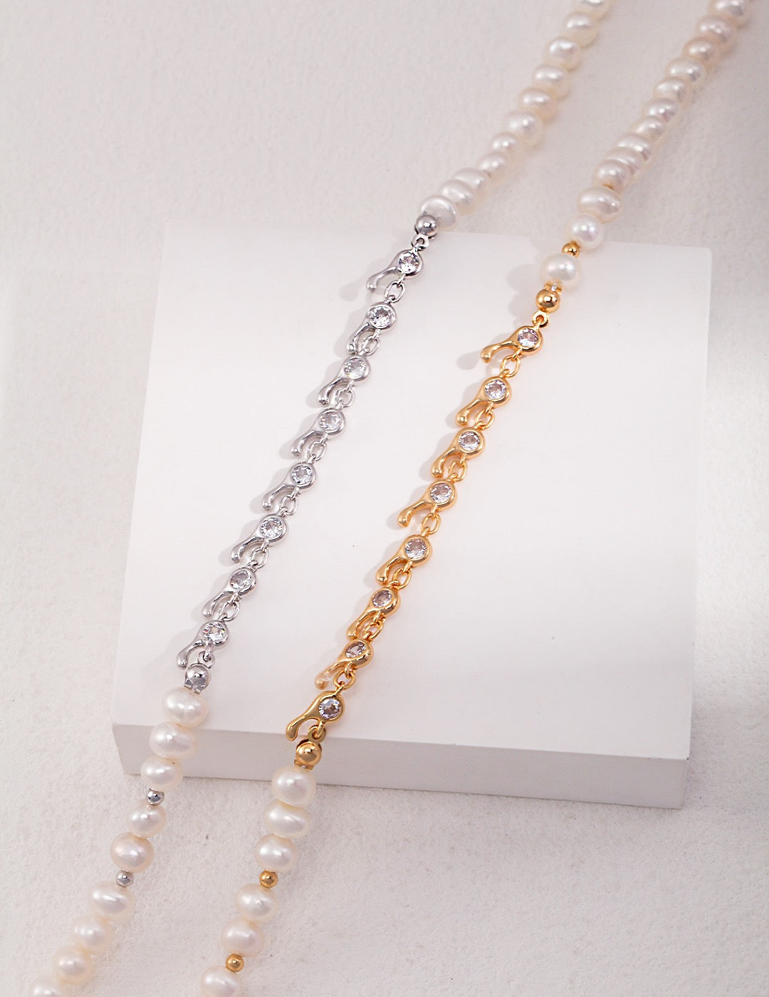 S925 Silver Pearl Necklace, Simple And Advanced