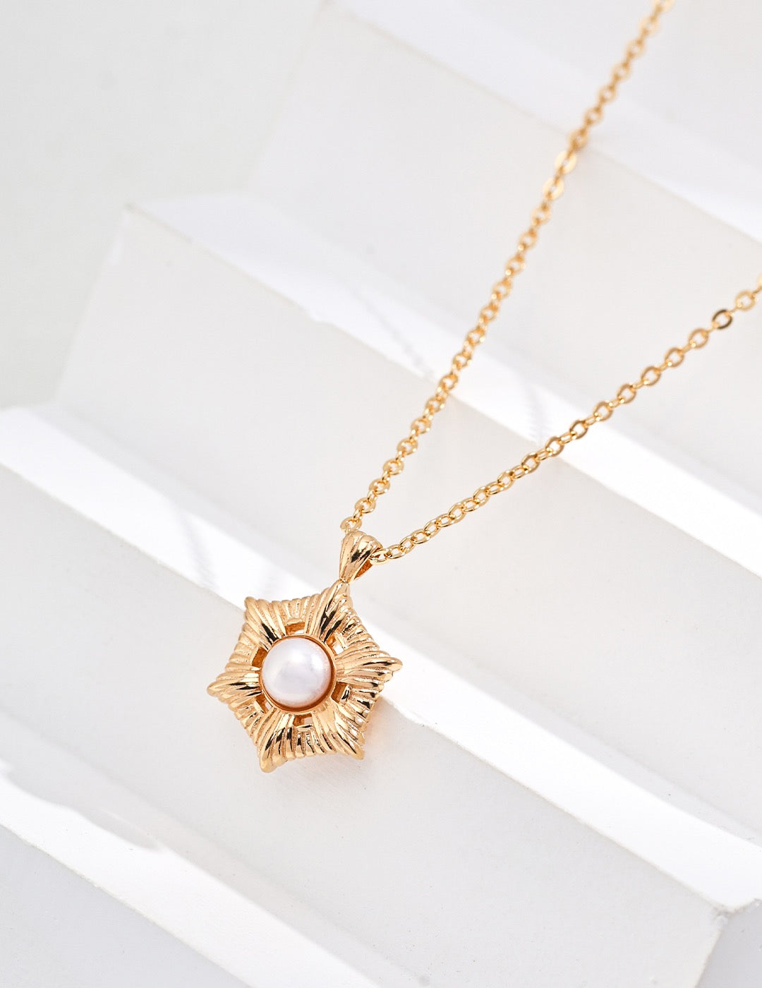 S925 Silver Simple Natural Pearl Necklace