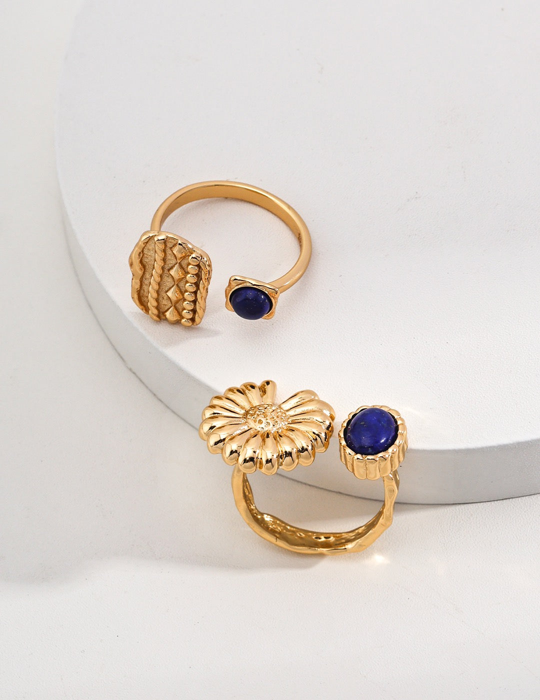 S925 Silver Vintage Lapis Lazuli Ring
