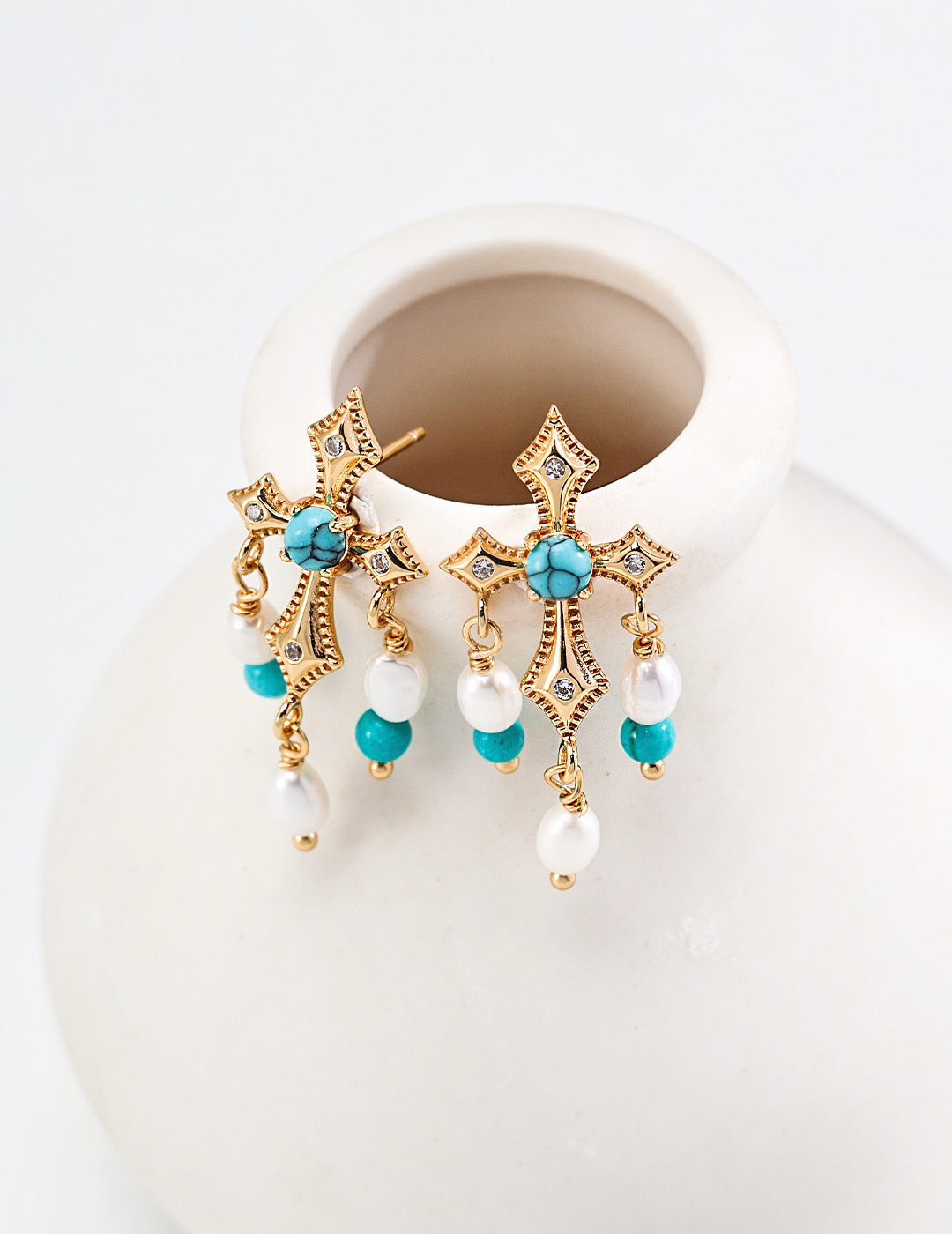 S925 Silver Pearl Earrings