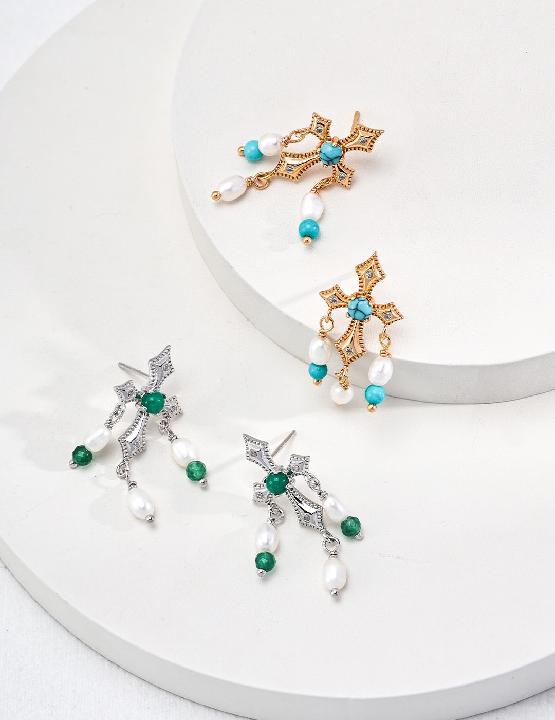 S925 Silver Pearl Earrings