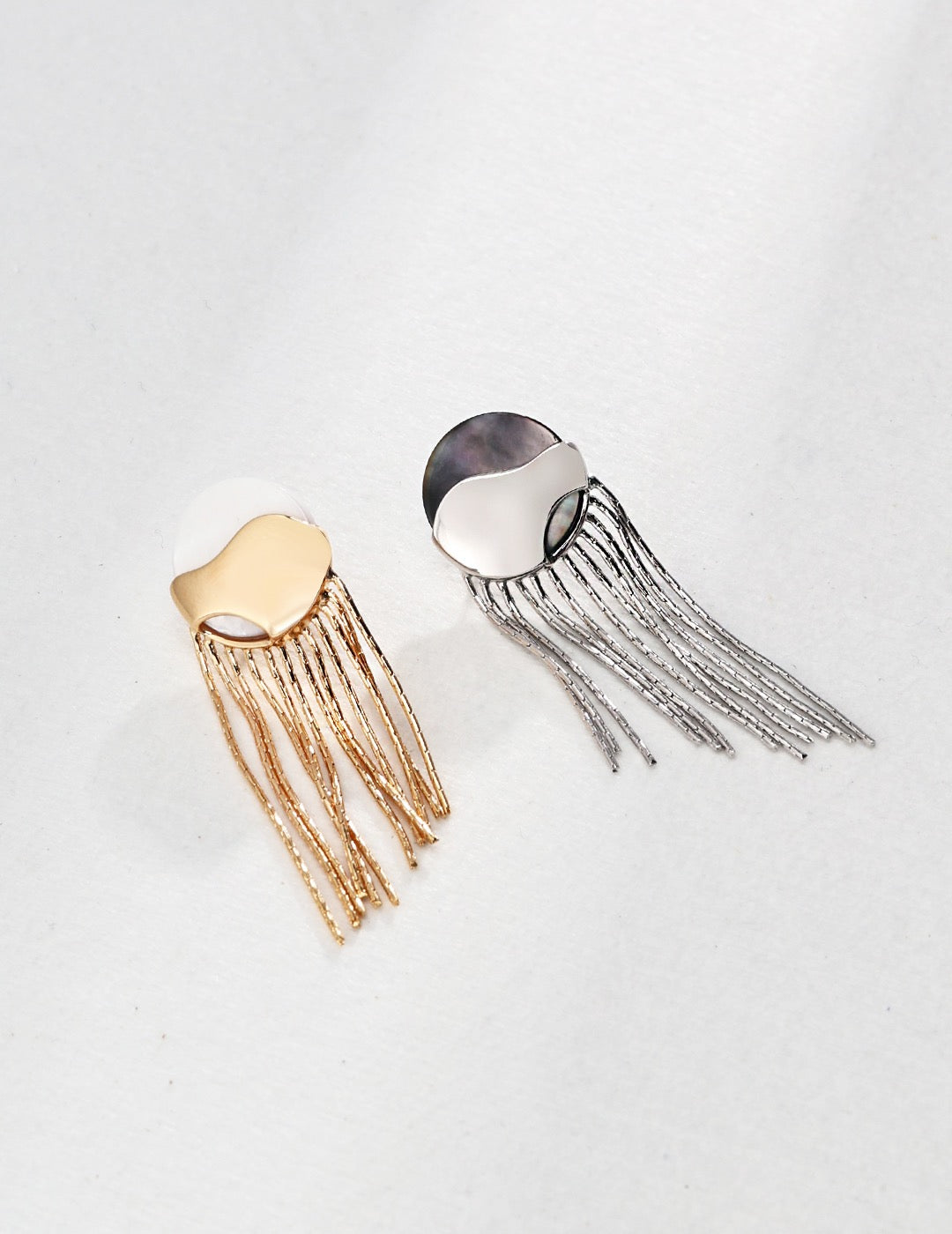 S925 Silver Simple Shell Earrings