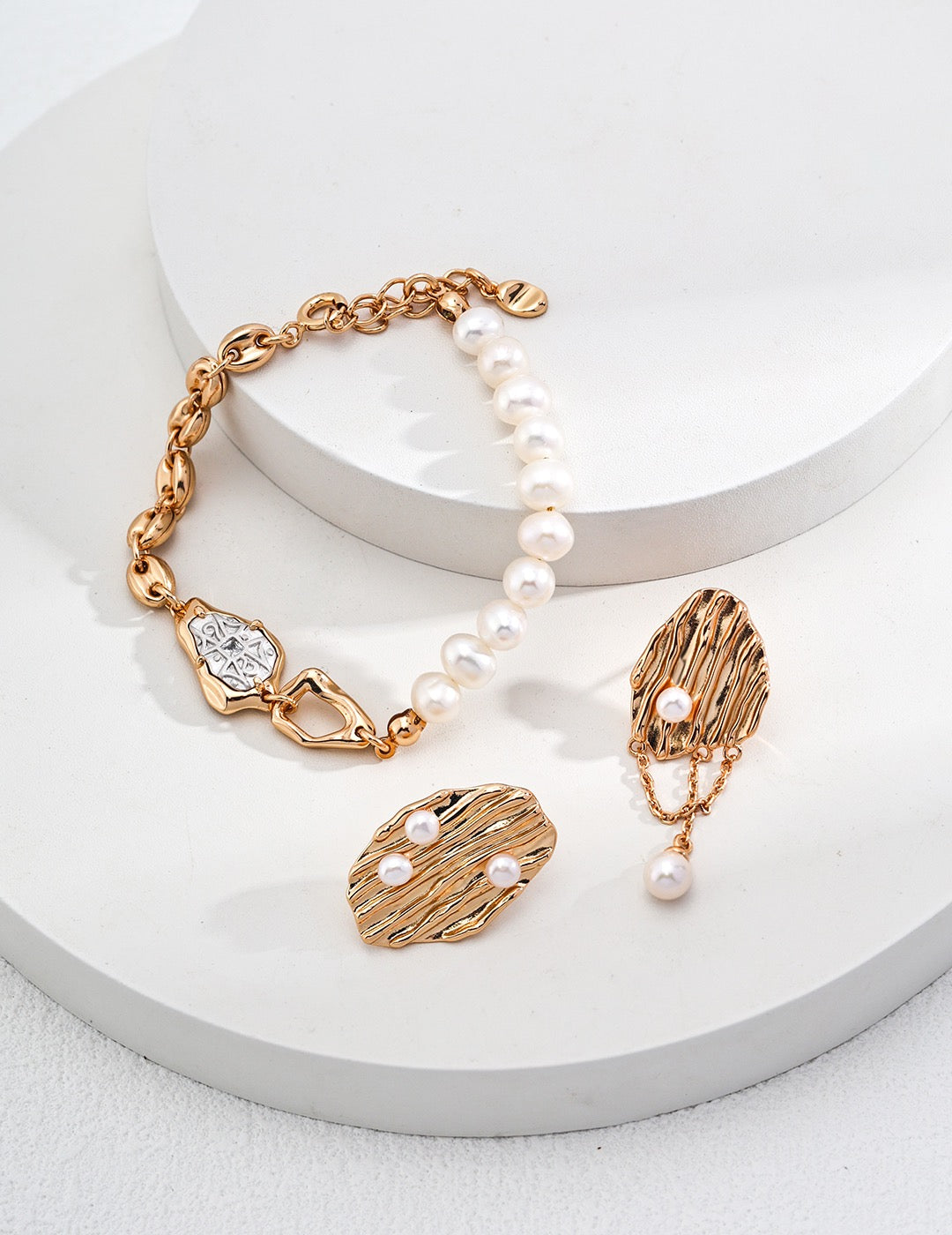 S925 Silver Pearl Bracelet