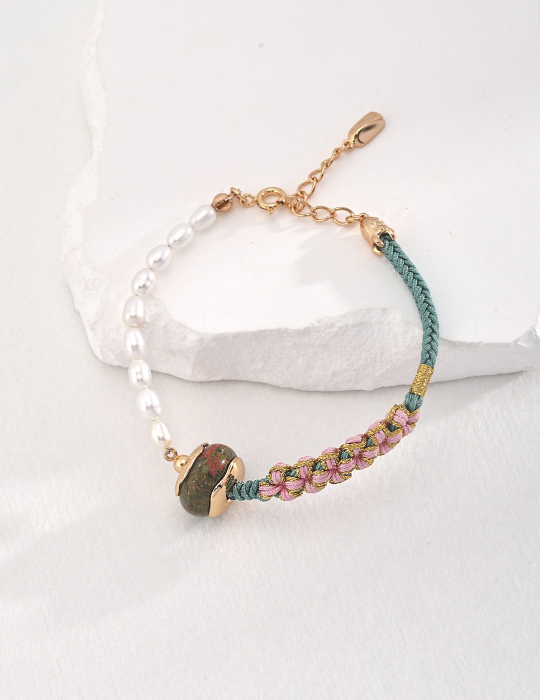 Neo-Chinese Style Pearl Bracelet