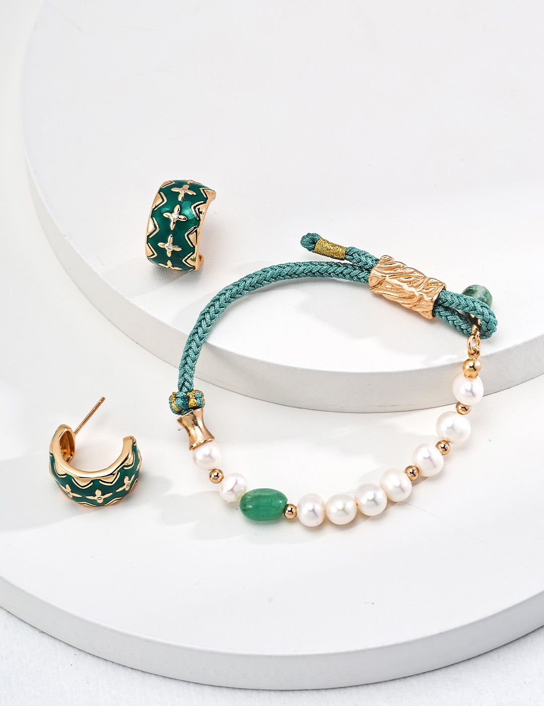 Neo-Chinese Style S925 Silver Pearl Bracelet