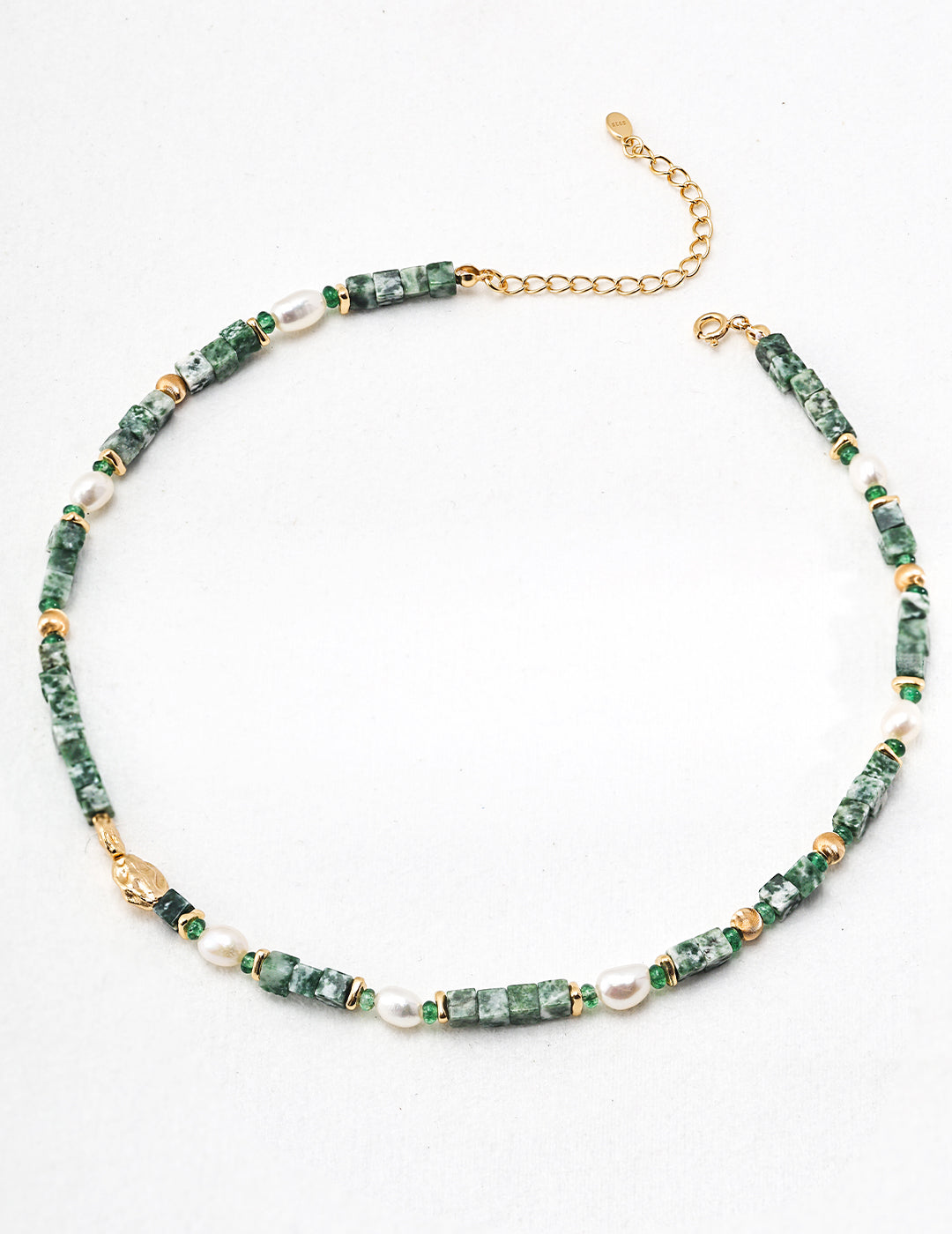 Qinghai Cui S925 Silver Pearl Necklace