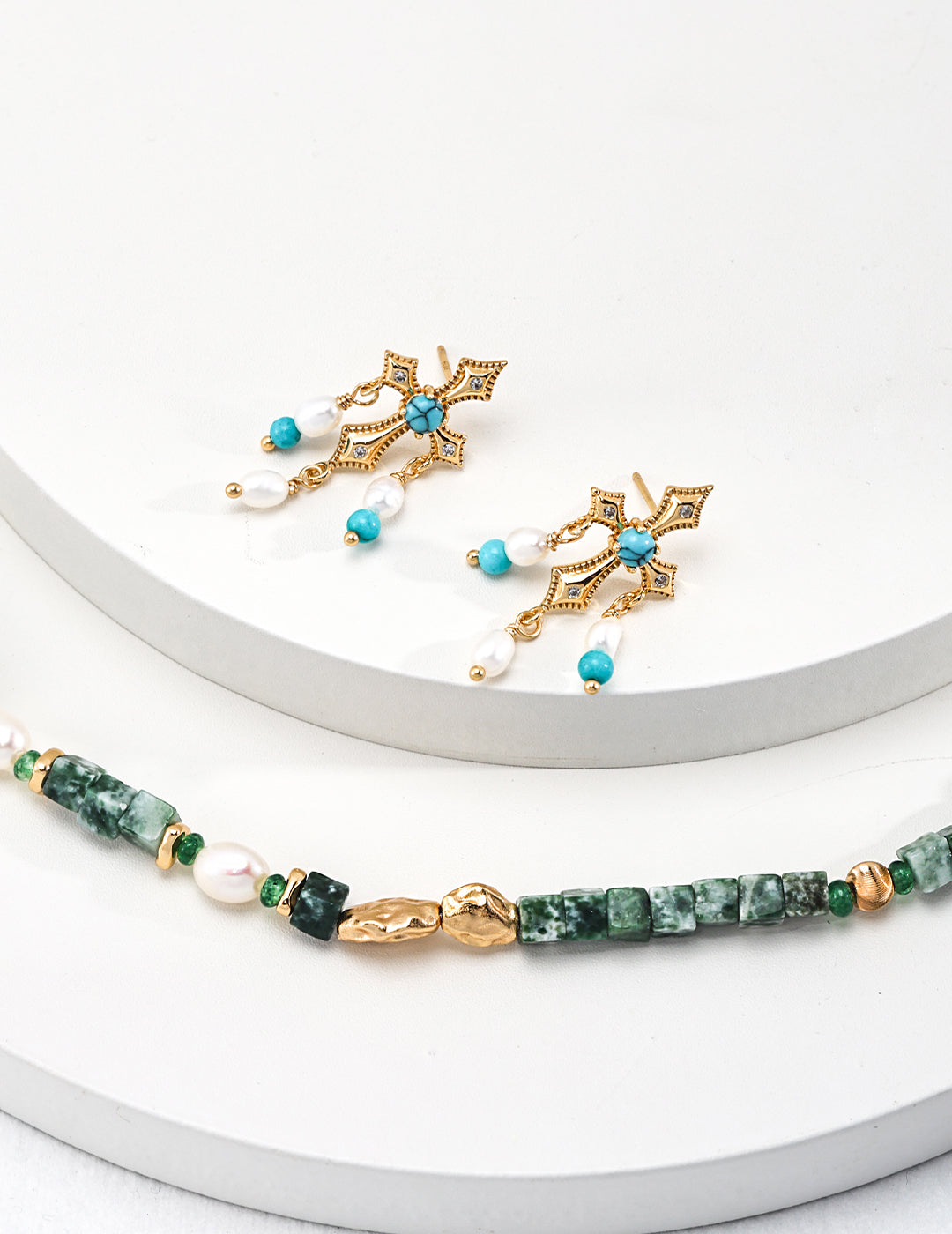Qinghai Cui S925 Silver Pearl Necklace