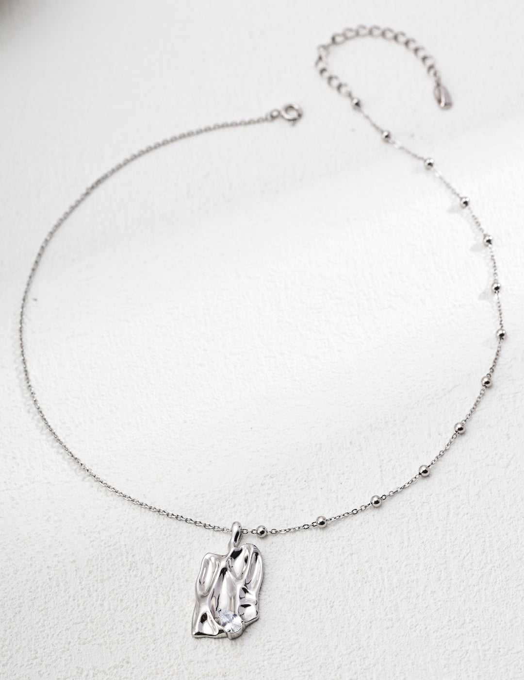 S925 Silver Simple 55ecklace