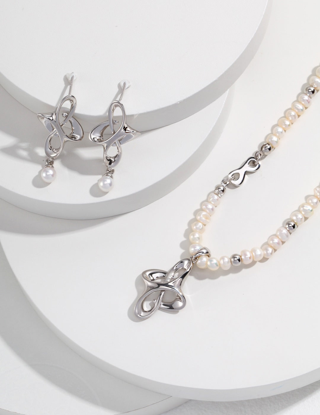 925 Silver Pearl Earrings