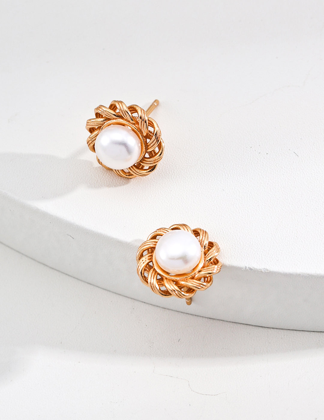 S925 Silver/ Natural pearl earrings