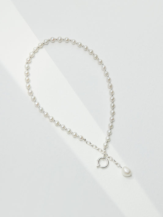 S925 Silver Pearl Necklace
