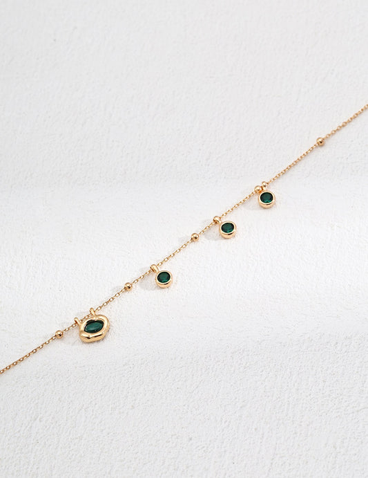 S925 Silver Simple Zircon Necklace