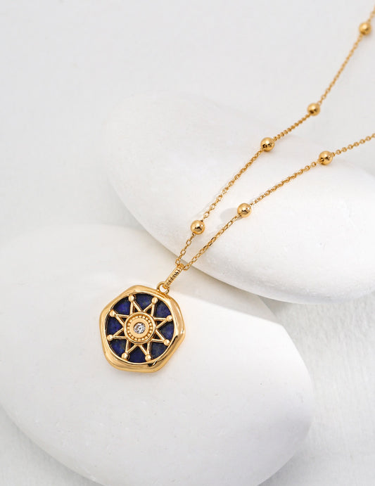 S925 Silver Lapis Lazuli Necklace