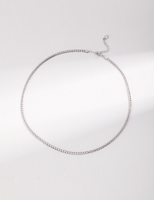 S925 Silver Simple Necklace