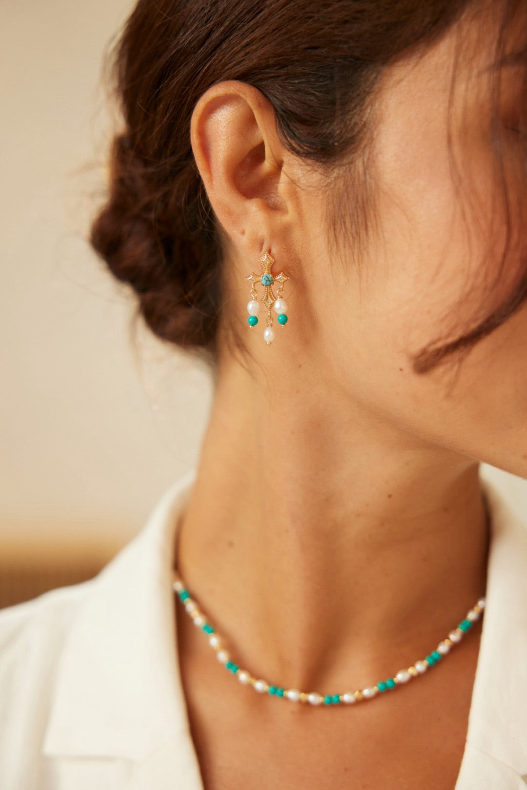 S925 Silver Pearl Earrings