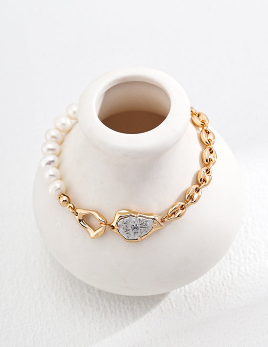 S925 Silver Pearl Bracelet