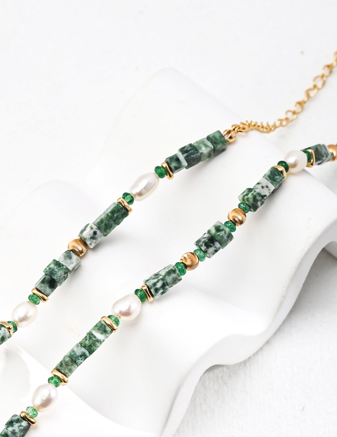 Qinghai Cui S925 Silver Pearl Necklace