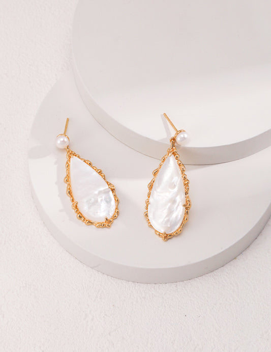 S925 Silver Shell Earrings